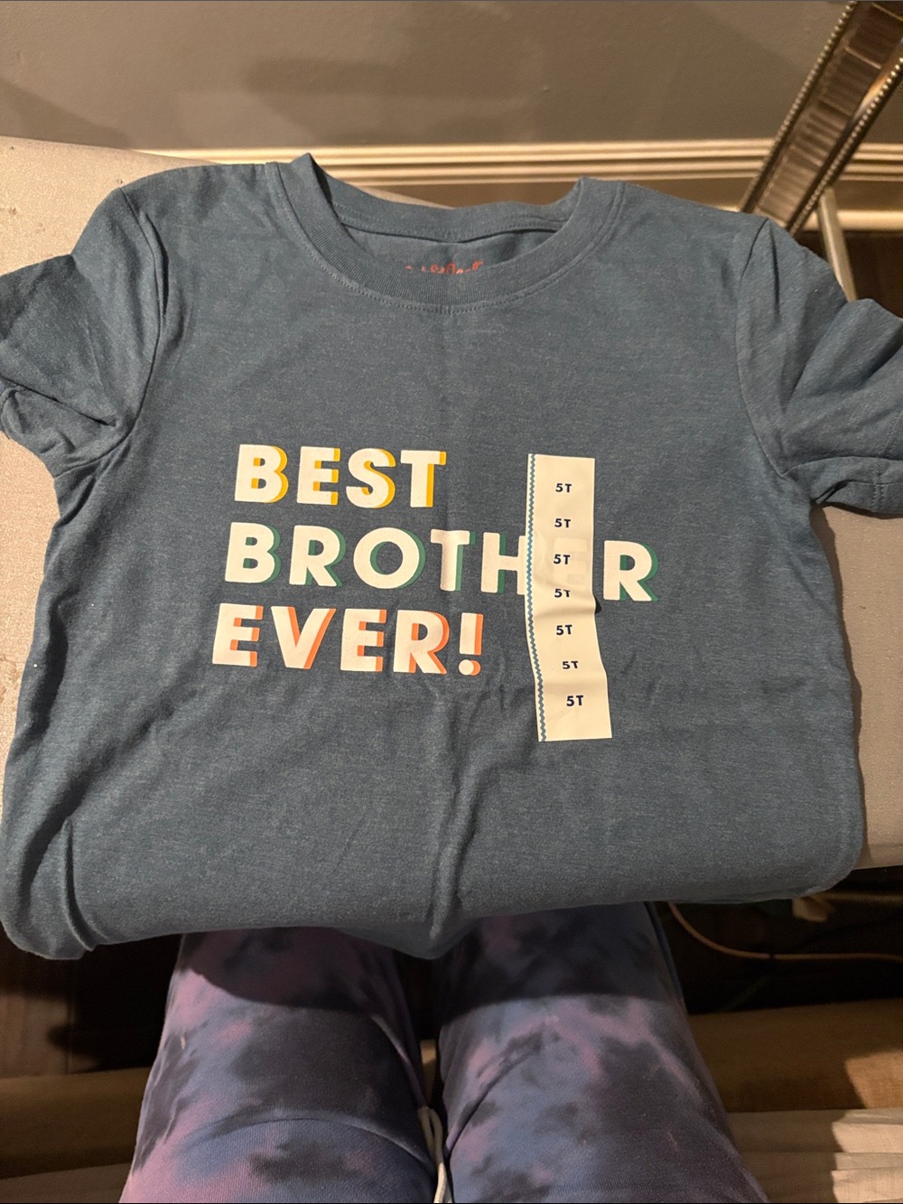 Cat & Jack Blue 'Best Brother Ever!' Short Sleeve Tee